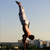 Handstand in treetops, Prague